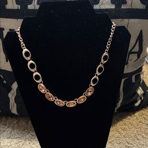 Kim Rogers Gold Necklace with Oval Accents